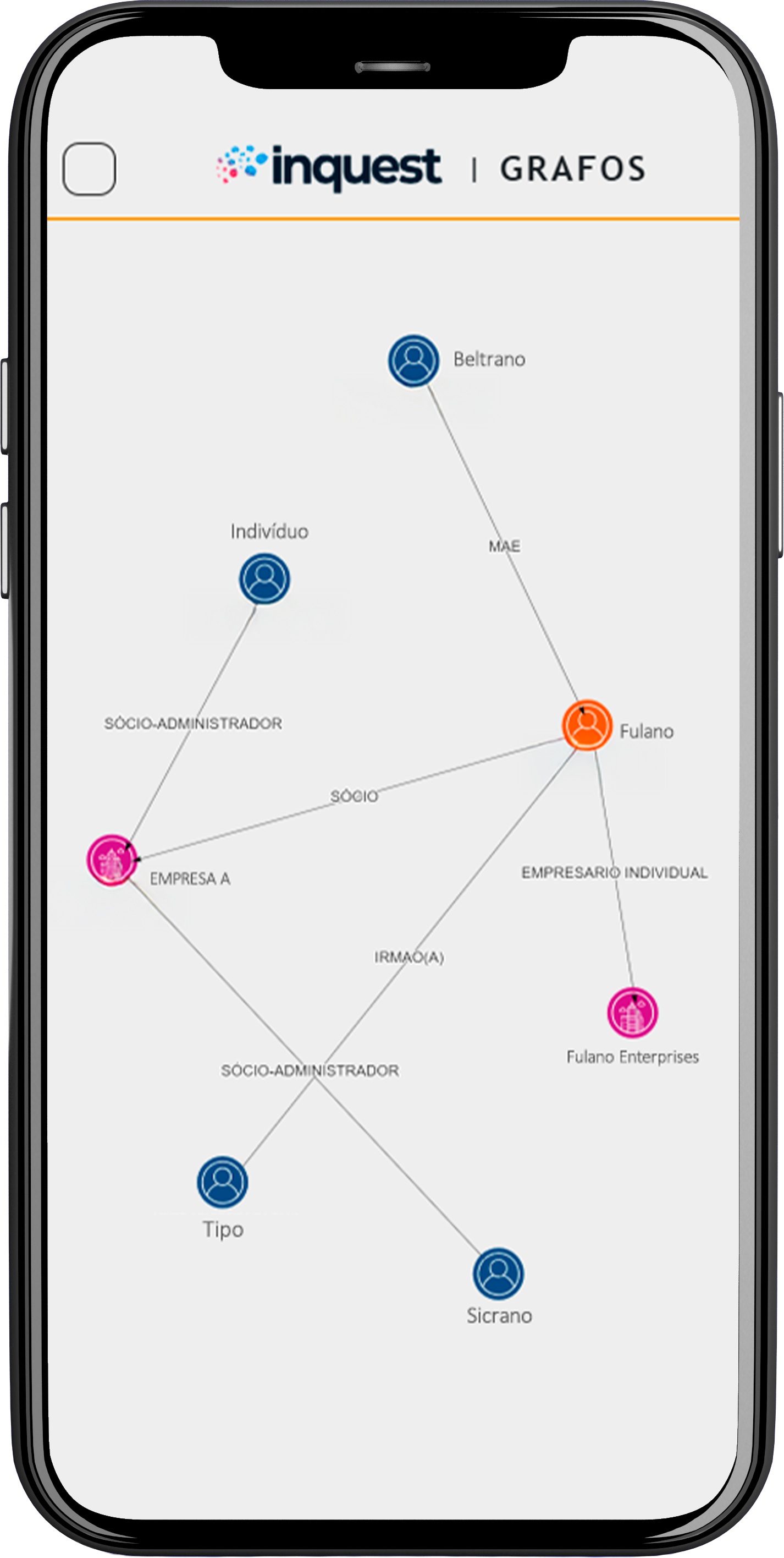 Interface Inquest mobile